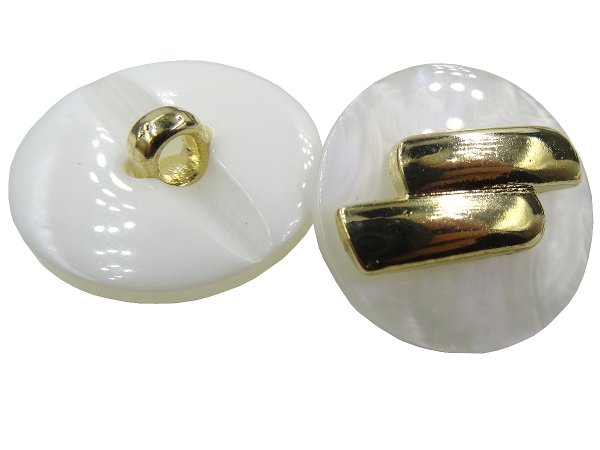 20mm Guziki ozdobne 12 sztuk kolor BIAŁY PERŁOWY JASNE ECRU K807 guzik plastikowy na stopce każdy jest inny duży wybór