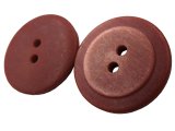 22mm Guziki ozdobne 10 sztuk kolor BRUDNY RÓŻ / MARSALA  K806 guzik dwudziurkowy do swetra marynarki płaszcza