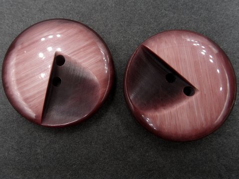 28mm Guziki ozdobne 12 sztuk kolor BRUDNY RÓŻ / BAKŁAŻAN K158 guzik dwudziurkowy do swetra marynarki płaszcza