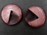 28mm Guziki ozdobne 12 sztuk kolor BRUDNY RÓŻ / BAKŁAŻAN K158 guzik dwudziurkowy do swetra marynarki płaszcza