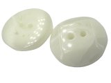 20mm Guziki ozdobne 12 sztuk kolor KOŚĆ SŁONIOWA JASNE ECRU K716 guzik plastikowy dwudziurkowy każdy jest bardzo elegancki
