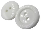 18mm Guziki ozdobne 12 sztuk kolor OFF WHITE MLECZNY BIAŁY JASNE ECRU K105A guzik plastikowy dwudziurkowy z dużym połyskiem