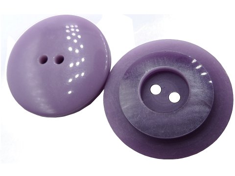 22mm Guziki ozdobne 12 sztuk kolor FIOLETOWY WRZOS K829 guzik dwudziurkowy połysk delikatny pod kątem sklep z guzikami