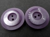 22mm Guziki ozdobne 12 sztuk kolor FIOLETOWY WRZOS K829 guzik dwudziurkowy połysk delikatny pod kątem sklep z guzikami