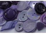 22mm Guziki ozdobne 12 sztuk kolor PASTELOWY FIOLETOWY /ZŁOTY K749 guzik dwudziurkowy połysk sklep z guzikami największy