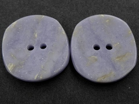22mm Guziki ozdobne 12 sztuk kolor PASTELOWY FIOLETOWY /ZŁOTY K749 guzik dwudziurkowy połysk sklep z guzikami największy