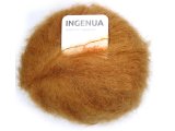 INGENUA 87 CIEMNY WIELBŁĄD RUDY włóczka KATIA 50g 140m włóczki mohair delikatny milutki moherek sklep z moherami