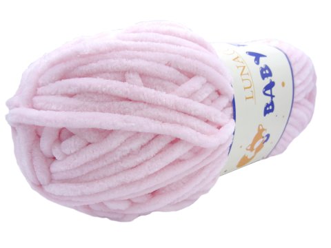 BABY FOX 04 NAJJAŚNIEJSZY RÓŻ PASTEL włóczka welur LUNA 100g 120m włóczki dla dzieci na kocyk sklep z włóczkami GOLD-POL