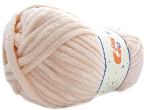 BABY FOX 42 NAJJAŚNIESZY ŁOSOŚ/BRZOSKWINIA LUNA 100g 120m włóczki dla dzieci na kocyk na oryginalne maskotki