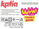 WoW Chunky Boom 303 MIX KOLORÓW włóczka KATIA 100g 75m sklep z włóczkami Warszawa wełna czesankowa OSTATNIE MOTKI