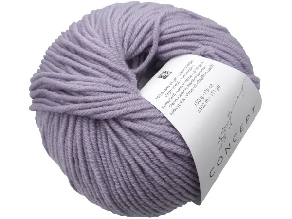 MERINO 100% 100 JASNY FIOLET ZGASZONY włóczka Katia 50g 102m 100% wełna merynos hurtownia włóczek Warszawa