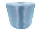 75mm Wstążka atłasowa 135 BŁĘKITNA rolka 25m z pięknym połyskiem gęsto tkana 100% nylon rzadkość wśród tasiemek satynowych