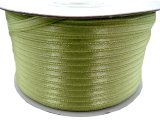 3mm wstążka atłasowa 137m dwustronna 172 OLIWKOWA 100% nylon z dużym połyskiem gęsto tkana największa pasmanteria