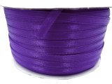 3mm wstążka atłasowa 137m dwustronna 114 FIOLETOWA 100% nylon z dużym połyskiem gęsto tkana największa pasmanteria