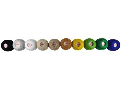 MUZA 10 kordonek 341 KREM / ECRU 100g 525m