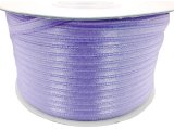 3mm wstążka atłasowa 137m dwustronna 112 FIOLETOWA BARDZO JASNA 100% nylon z dużym połyskiem gęsto tkana największa pasmanteria