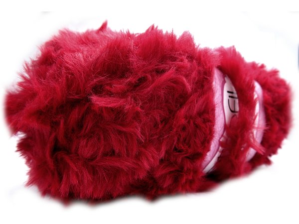 Rabbit 349 CIEMNY BORDO włóczka Etrofil 100g 65m miła jak futerko królika włóczka na poduszki czapki