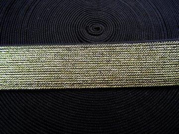 Guma 30mm 3cm tkana ZŁOTA/...