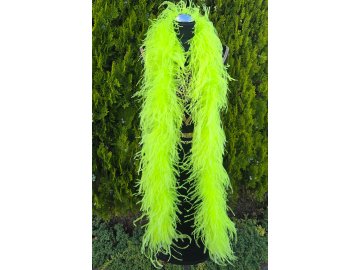 Szal boa FLUO YELLOW NEON 2...