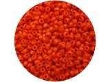 Koraliki szklane 2mm kulki drobne 18322 ORANGE KAROTKA NIEPRZEZROCZYSTY cena za 100g korale do biżuterii rocaille sklep Warszawa