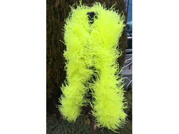 Szal 6ply boa ŻÓŁTY FLUO...
