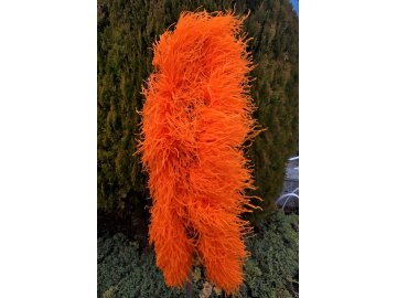 Szal 6ply boa ORANGE NEON...