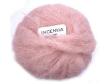 INGENUA 75 RÓŻ PUDROWY ZGASZONY włóczka KATIA 50g 140m włóczki moherek mohair moher OUTLET GOLD-POL OSTATNIE MOTKI