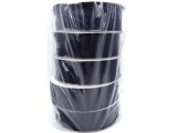 25mm wstążka dwustronna 25m 8390 CZARNA atłasowa DF 100% polyester satynowa z dużym połyskiem wstążki GOLD-POL