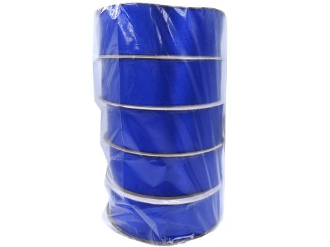 25mm wstążka dwustronna 25m 8342 SZAFIROWA NIEBIESKA UNIJNA atłasowa DF 100% polyester satynowa z dużym połyskiem wstążki