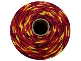 Sznurek 5mm GRANDE MIX HISZPAŃSKIE BORDO bawełniany 100m mix kolorów do makramy makrama liść by GOLD-POL Warszawa