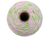 Sznurek 5mm GRANDE MIX SPRING WIOSNA bawełniany 100m mix kolorów do makramy makrama liść by GOLD-POL Warszawa