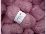KID SILK włóczka 364 ROŻ ZGASZONY Viking Garn 25g 200m mix moheru i jedwabiu szlachetność i delikatność w jednym w GOLD-POL