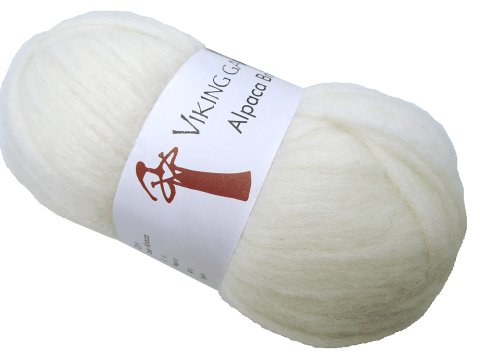 ALPACA BRIS włóczka 302 ECRU KREM Viking Garn 50g 150m mix wełny baby alpaka i merino mega wydajna GOLD-POL Warszawa