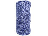 Sznurek 3mm 100m by GOLD-POL kolekcja MIX WHITE / ROYAL BLUE pleciony bawełniany ozdobny sklep ze sznurkami Warszawa