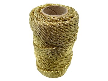 Sznurek 3mm 3PLY ZŁOTY 25m...