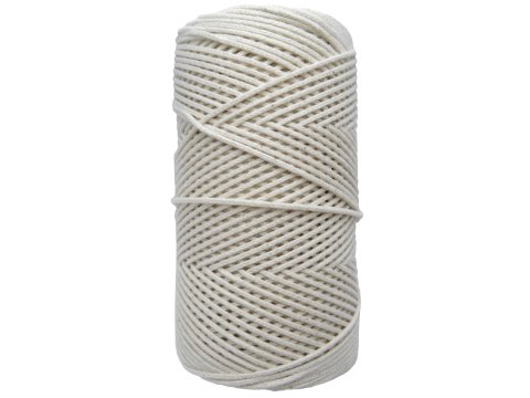 Sznurek 1mm 100m by GOLD-POL cena za 100m kolor NATURAL knot pleciony bawełniany do świec zniczy knoty sklep warszawa