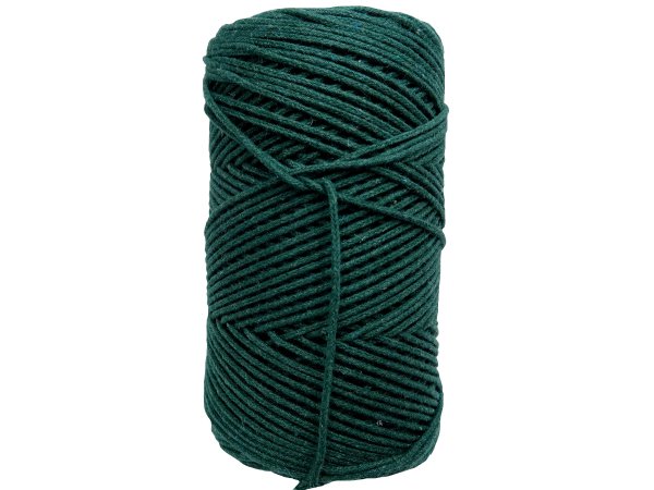 Sznurek 1mm 100m BY GOLD-POL DARK GREEN pleciony bawełniany ozodbny do świec sklep ze sznurkami Warszawa
