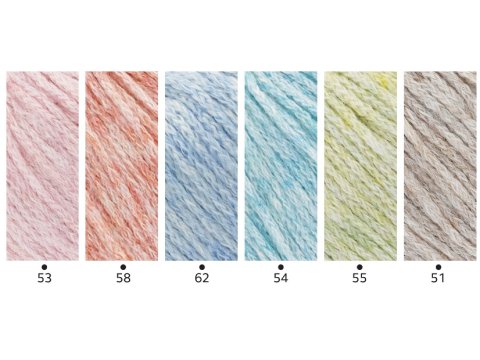 ANDINA COTTON 54 MIX AQUA 50g 130m włóczka Katia mix bawełny z alpaką włóczki Kati największy wybór w Warszawie