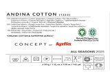 ANDINA COTTON 62 MIX BŁĘKITU 50g 130m włóczka Katia mix bawełny z alpaką włóczki Kati największy wybór w Warszawie