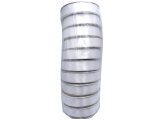 18mm wstążka dwustronna 25m 8200 BIAŁA OPTIC atłasowa DF 100% polyester satynowa z dużym połyskiem wstążki GOLD-POL