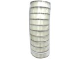 18mm wstążka dwustronna 25m 8203 ECRU KREM atłasowa DF 100% polyester satynowa z dużym połyskiem wstążki GOLD-POL