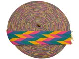 50mm taśma nośna ESPANA 08 cena za 1m MIX TĘCZA  5cm dwustronna do toreby plecaka na uszy rączki pasek taśmy nośne