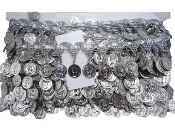 15/42mm Taśma z cekinami...