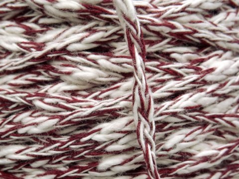 HOME COTTAGE 203 BORDO WINE ECRU od KATIA 200g 140m 3mm sznurek na letnie projekty torby dywany poduszki siatki vintage