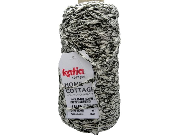 HOME COTTAGE 200 ZIELONY DARK GREEN od KATIA 200g 140m 3mm sznurek na letnie projekty torby dywany poduszki siatki vintage