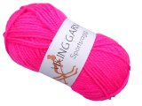 SPORTSRAGG włóczka 577 RÓŻ OSTRY NEON Viking Garn 50g 100m mix wełny sport czapki kominy szaliki skarpety sklep GOLD-POL