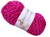 SPORTSRAGG włóczka 556 RÓŻ OSTRY FIOLET Viking Garn 50g 100m mix wełny sport czapki kominy szaliki skarpety sklep GOLD-POL
