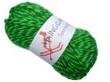 SPORTSRAGG włóczka 537 MIX ZIELONY NEON FLUO Viking Garn 50g 100m mix wełny sport czapki kominy szaliki sklep GOLD-POL