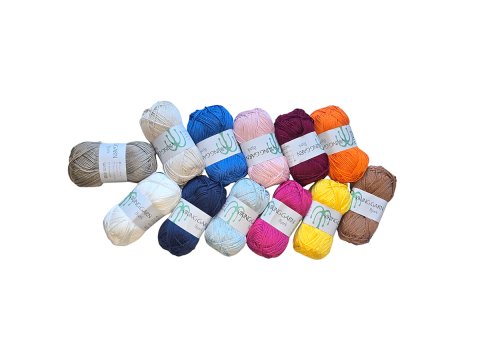 BJORK włóczka 506 ECRU KREM Viking Garn 50g 147m bambusowa cienka śliska z połyskiem tylko w Goldpol