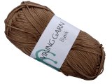 BJORK włóczka 581 BRĄZ Viking Garn 50g 147m bambusowa cienka śliska z połyskiem tylko w Goldpol
